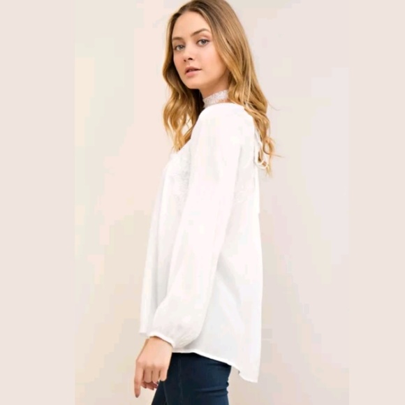 ANTHROPOLOGIE ENTRO KEYHOLE BLOUSE - Picture 4 of 4